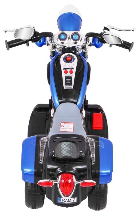 Motorek Na Akumulator Chopper NightBike – Niebieski Pojazd Dla Dzieci Motorek Na Akumulator Chopper NightBike – Niebieski Pojazd Dla Dzieci