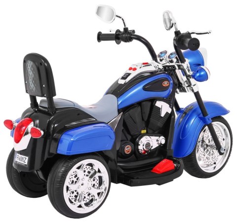 Motorek Na Akumulator Chopper NightBike – Niebieski Pojazd Dla Dzieci Motorek Na Akumulator Chopper NightBike – Niebieski Pojazd Dla Dzieci