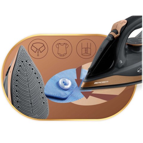 Bezprzewodowe Żelazko Parowe Z Podstawką Ładującą Berdsen 10w1 – 2600W