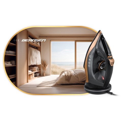 Bezprzewodowe Żelazko Parowe Z Podstawką Ładującą Berdsen 10w1 – 2600W