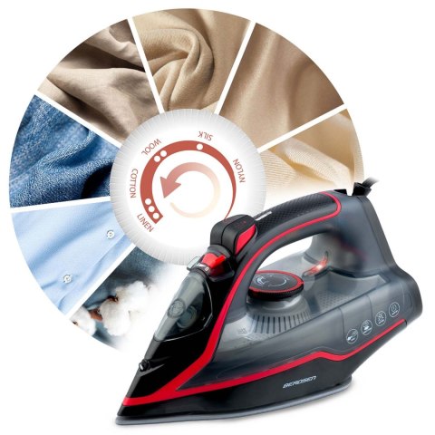 Berdsen BD-331 Żelazko Parowe 9w1 - Para Pionowa, Samoczyszczenie, 2600 W