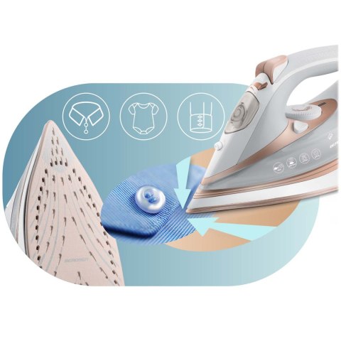 Żelazko Parowe Berdsen BD-332 – 3000 W, Ceramiczne, Para Pionowa , Białe