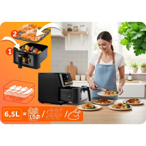 Frytkownica Beztłuszczowa Berdsen Air fryer – 6,5 L, 1700W, 8 Programów