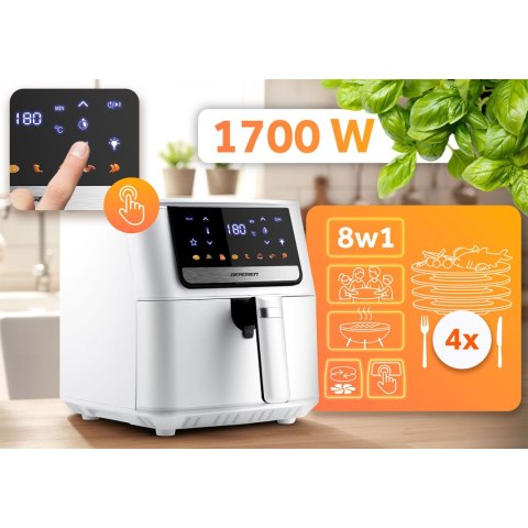 Duża Frytkownica Beztłuszczowa Berdsen BD-662 6,5L – 8 Programów, 1700W