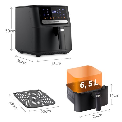 Duża Frytkownica Beztłuszczowa Berdsen BD-662 6,5L - 8 Programów, 1700W
