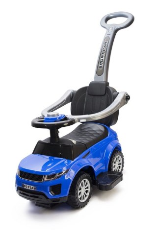Jeździk Auto Pchacz 12-36m Niebieski z Prowadnikiem