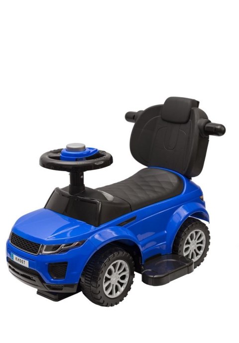 Jeździk Auto Pchacz 12-36m Niebieski z Prowadnikiem