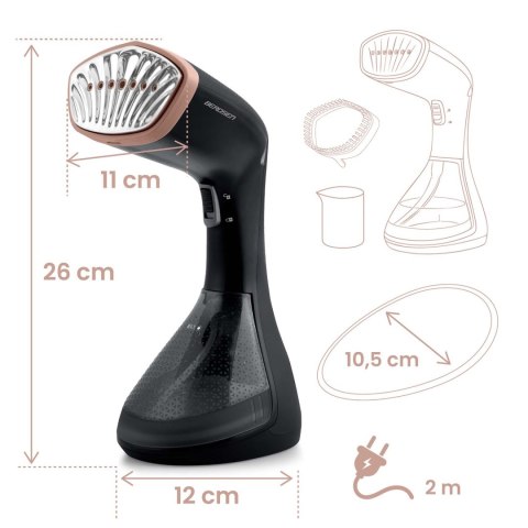 Parownica Do Ubrań Berdsen BD-311 1600W – Steamer Ręczny, 26g/Min