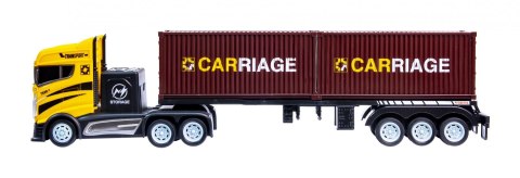 Duża Zdalnie Sterowana Amerykańska Ciężarówka Z Przyczepą 1:16 – Pilot, USB