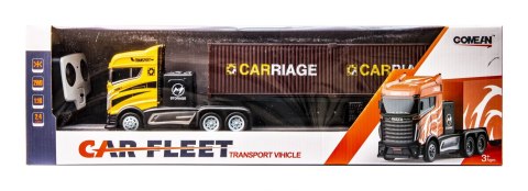 Duża Zdalnie Sterowana Amerykańska Ciężarówka Z Przyczepą 1:16 – Pilot, USB