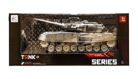 Czołg Zdalnie Sterowany RC – Model Wojskowy, 31 Cm, LED, Szary