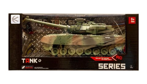 Czołg Zdalnie Sterowany RC – Model Wojskowy, 31 Cm, LED, Zielony