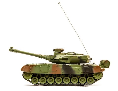 Czołg Zdalnie Sterowany RC – Model Wojskowy, 31 Cm, LED, Zielony