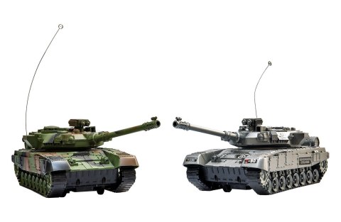 Czołg Zdalnie Sterowany RC – Model Wojskowy, 31 Cm, LED, Zielony