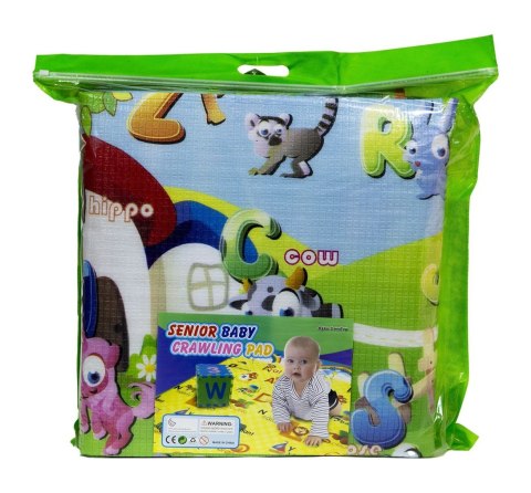 Mata Do Raczkowania Dwustronna XXL 180x200 Dla Niemowląt