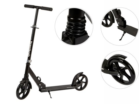 Duża Hulajnoga Składana Bauerkraft 95–105 cm - Czarna, do 80 kg