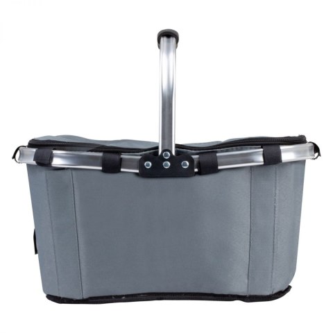 Koszyk Termiczny Na Zakupy I Piknik 25L Szary – Składany 45x27x22+18 Cm