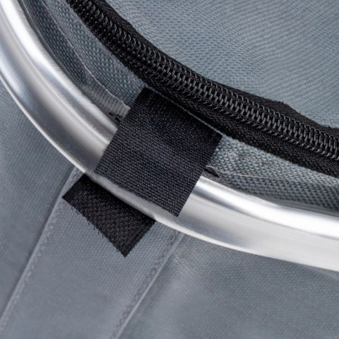 Koszyk Termiczny Na Zakupy I Piknik 25L Szary – Składany 45x27x22+18 Cm