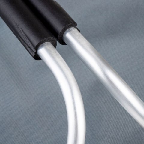 Termiczny Kosz Piknikowy Składany 25L Szary - Na Zakupy 46x28x23+17 Cm