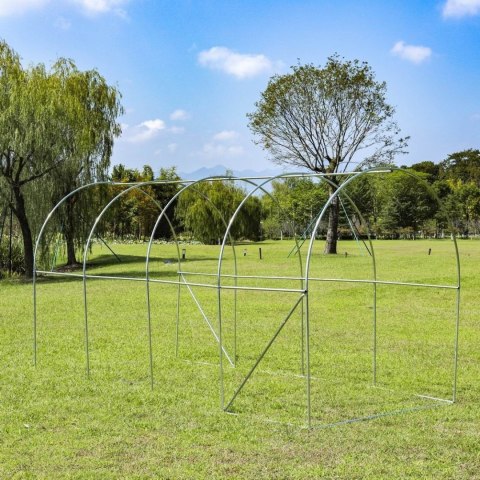 Tunel Foliowy Ogrodowy 400×200×200 cm – Szklarnia 8 m2