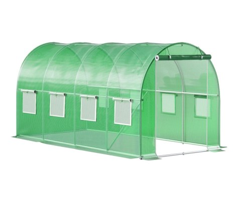Tunel Foliowy Ogrodowy 400×200×200 cm – Szklarnia 8 m2
