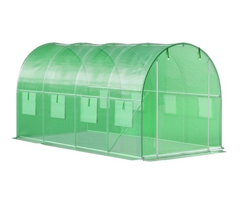 Tunel Foliowy Ogrodowy 400×200×200 cm – Szklarnia 8 m2