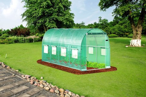 Tunel Foliowy Ogrodowy 400×200×200 cm – Szklarnia 8 m2