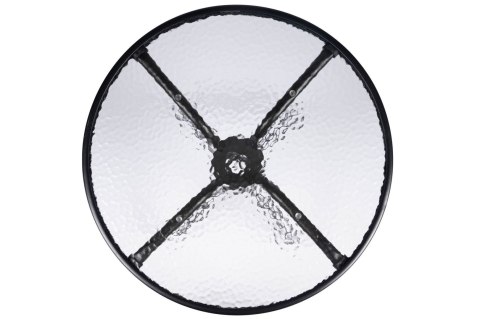 Stolik Kawowy Szklany 60cm Czarny Balkon Taras Ogród Okrągły