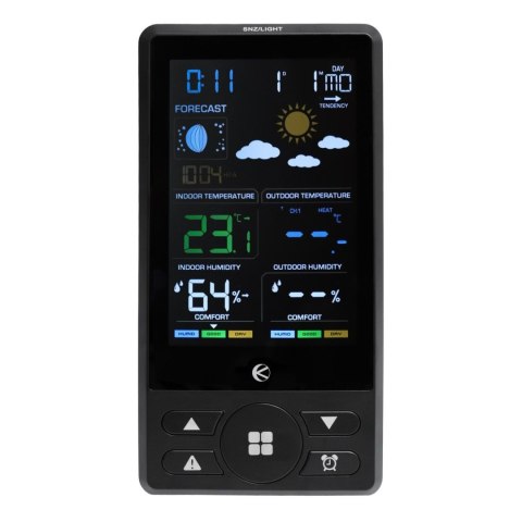 Stacja Pogodowa Bezprzewodowa LCD Czujnik Zewnętrzny Radiowa