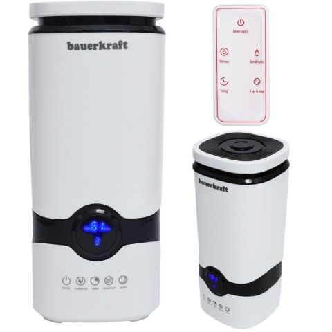 Nawilżacz Powietrza Bauerkraft Ultradźwiękowy 4L Filtr Odkamieniający