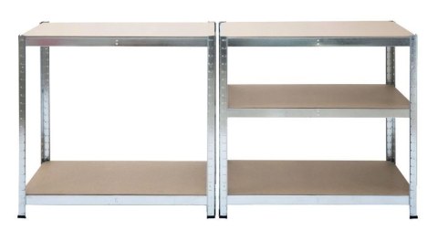 Regał Magazynowy Metalowy 150x75x30 cm 875 kg 2w1