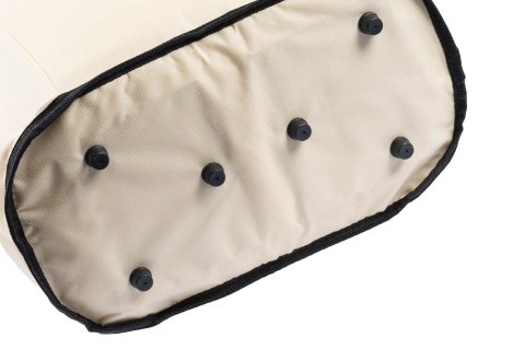 Koszyk Termiczny Na Zakupy I Piknik 25L Beżowy – Składany 45x27x22+18 Cm