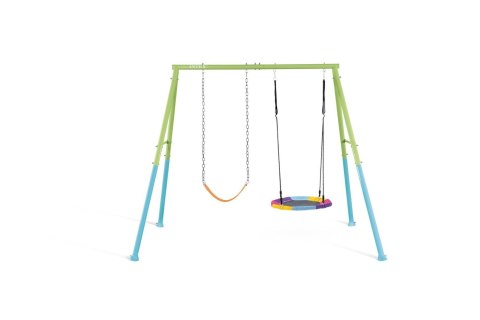 Huśtawka ogrodowa 2w1 Intex 44125 bocianie gniazdo pas dla dzieci