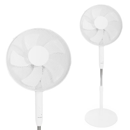 Wentylator Stojący 40 cm 45W Oscylacja Mocny Regulacja BauerKraft