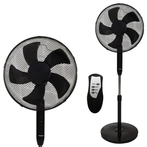 Wentylator Stojący 40 cm 45W Pilot Timer Cichy Oscylacja BauerKraft