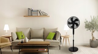 Wentylator Stojący 40 cm 45W Pilot Timer Cichy Oscylacja BauerKraft