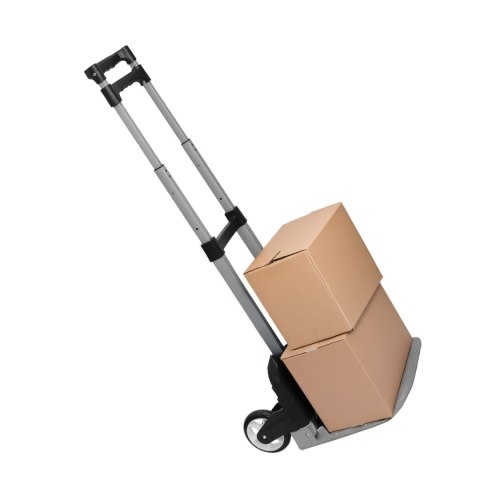 Wózek Transportowy Składany 75kg Aluminiowy Platformowy