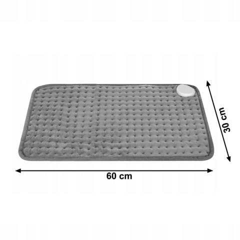 Mata rozgrzewająca termofor poduszka elektryczna podgrzewana z pilotem 60x30 cm