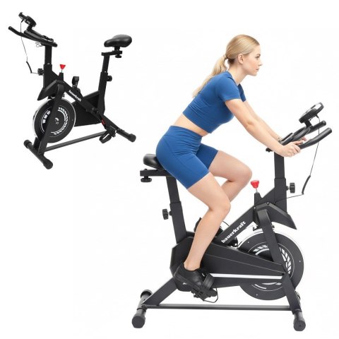 Rower Stacjonarny Treningowy Indoor Cycling Pulsometr Cardio 120kg