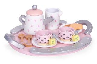 ECOTOYS Drewniany Serwis Do Herbaty15 Elementów – Dla Dzieci