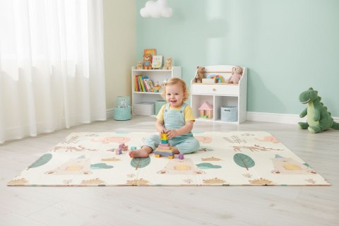 Mata Edukacyjna Piankowa Z Torbą IPLAY 200x180 Cm – Dwustronna, Las