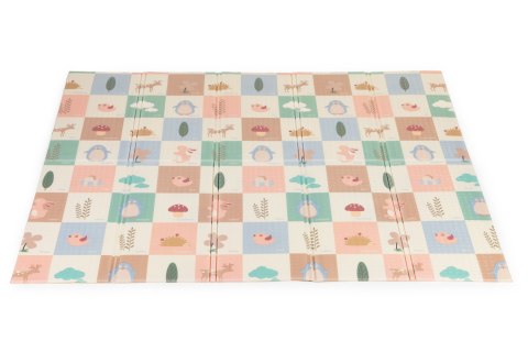 Mata Edukacyjna Piankowa Z Torbą IPLAY 200x180 Cm – Dwustronna, Las