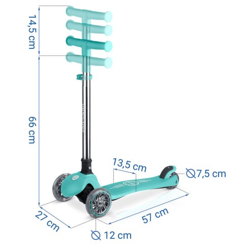 Hulajnoga Balansowa 3 Koła Ricokids Glow Koła LED Dla Dzieci 3+