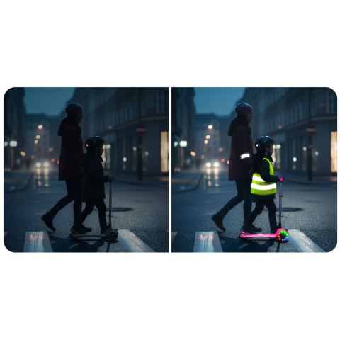 Hulajnoga balansowa dla dzieci Ricokids – świeci w ciemności