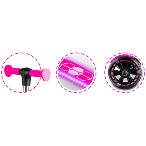 Hulajnoga balansowa dla dzieci Ricokids – świeci w ciemności