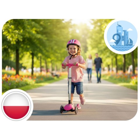 Hulajnoga balansowa dla dzieci Ricokids – świeci w ciemności