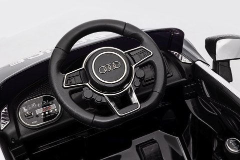 Audi R8 Policja na akumulator dla dzieci + Pilot + EVA + Wolny Start + MP3 LED Audi R8 Policja na akumulator dla dzieci + Pilot + EVA + Wolny Start + MP3 LED