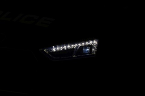 Audi R8 Policja na akumulator dla dzieci + Pilot + EVA + Wolny Start + MP3 LED Audi R8 Policja na akumulator dla dzieci + Pilot + EVA + Wolny Start + MP3 LED