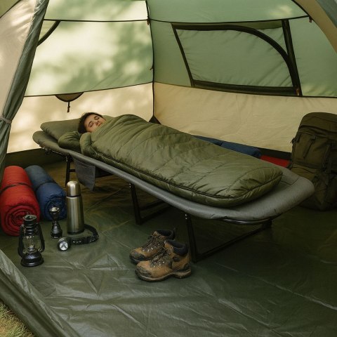 Łóżko Polowe Turystyczne Kanadyjka 200x65 cm MultiGarden Składane