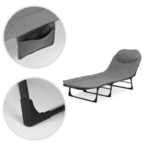 Łóżko Polowe Turystyczne Kanadyjka 200x65 cm MultiGarden Składane